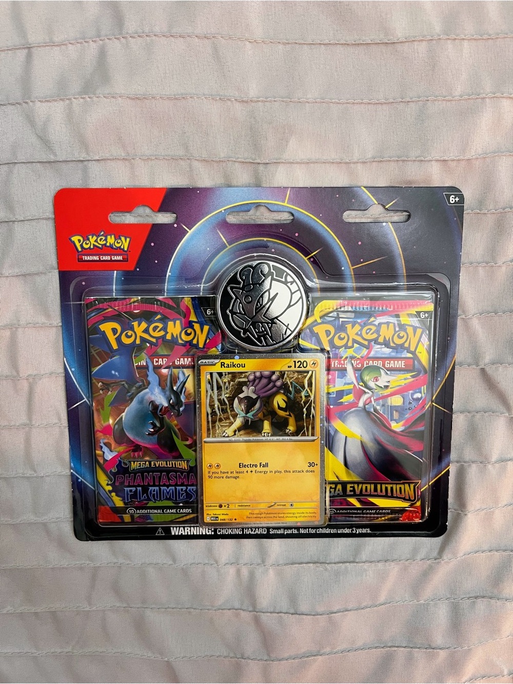 Pokemon- Mega Evolution & Phantasmal Flames 2-Pack Blister SEALED NEW TCG Raikou